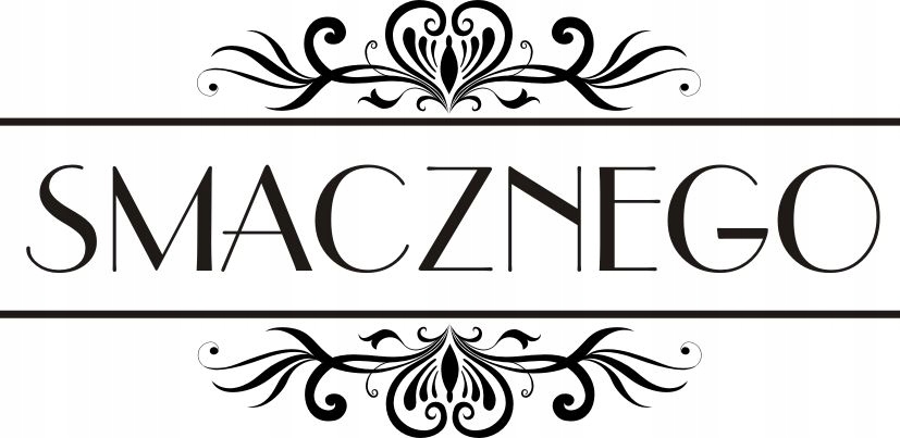 

Napis na ścianę w kuchni jadalni - Smacznego - 142