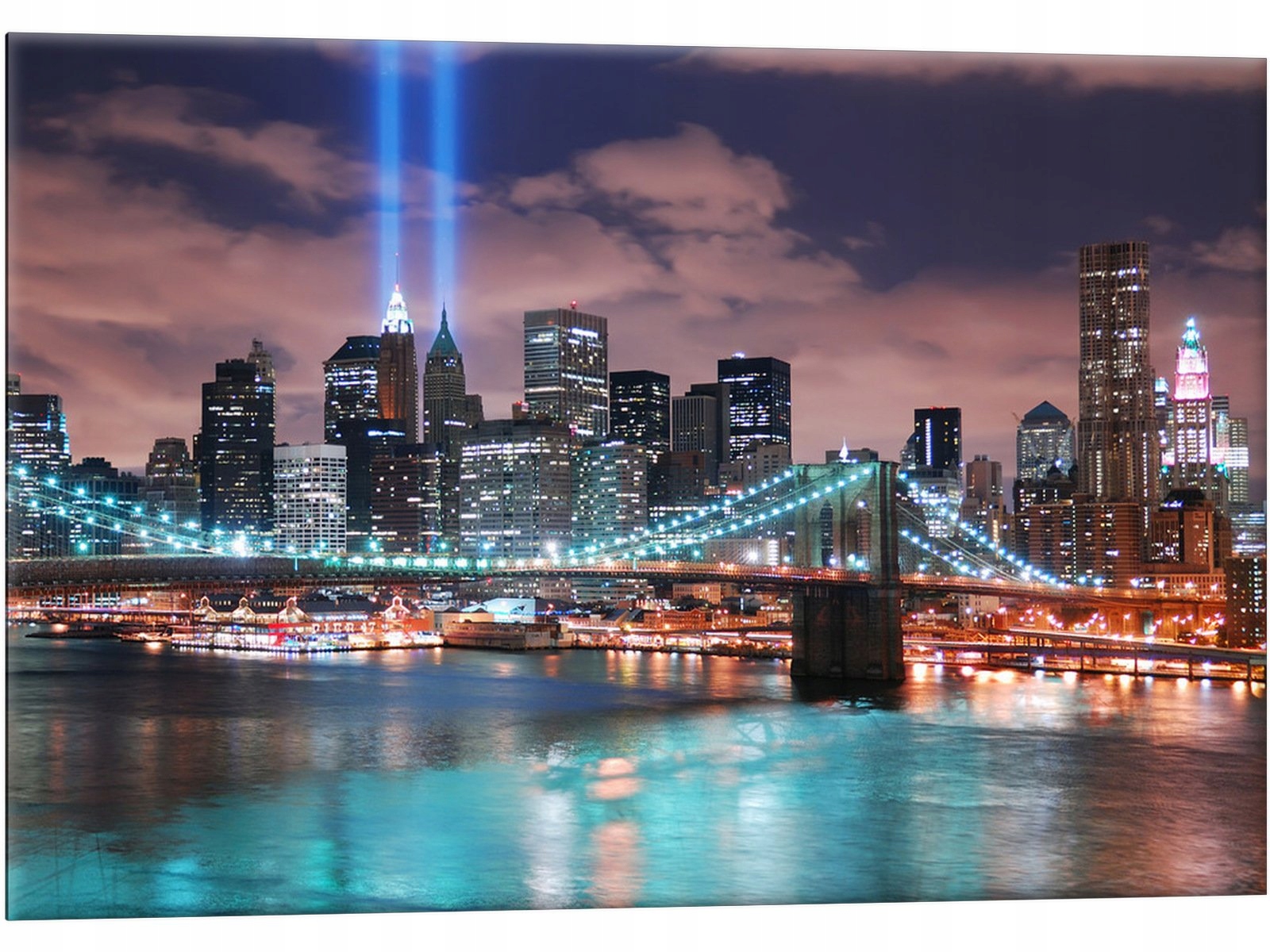 

Obrazy Miasto 120x80 Nowy Jork York Manhattan Nocą