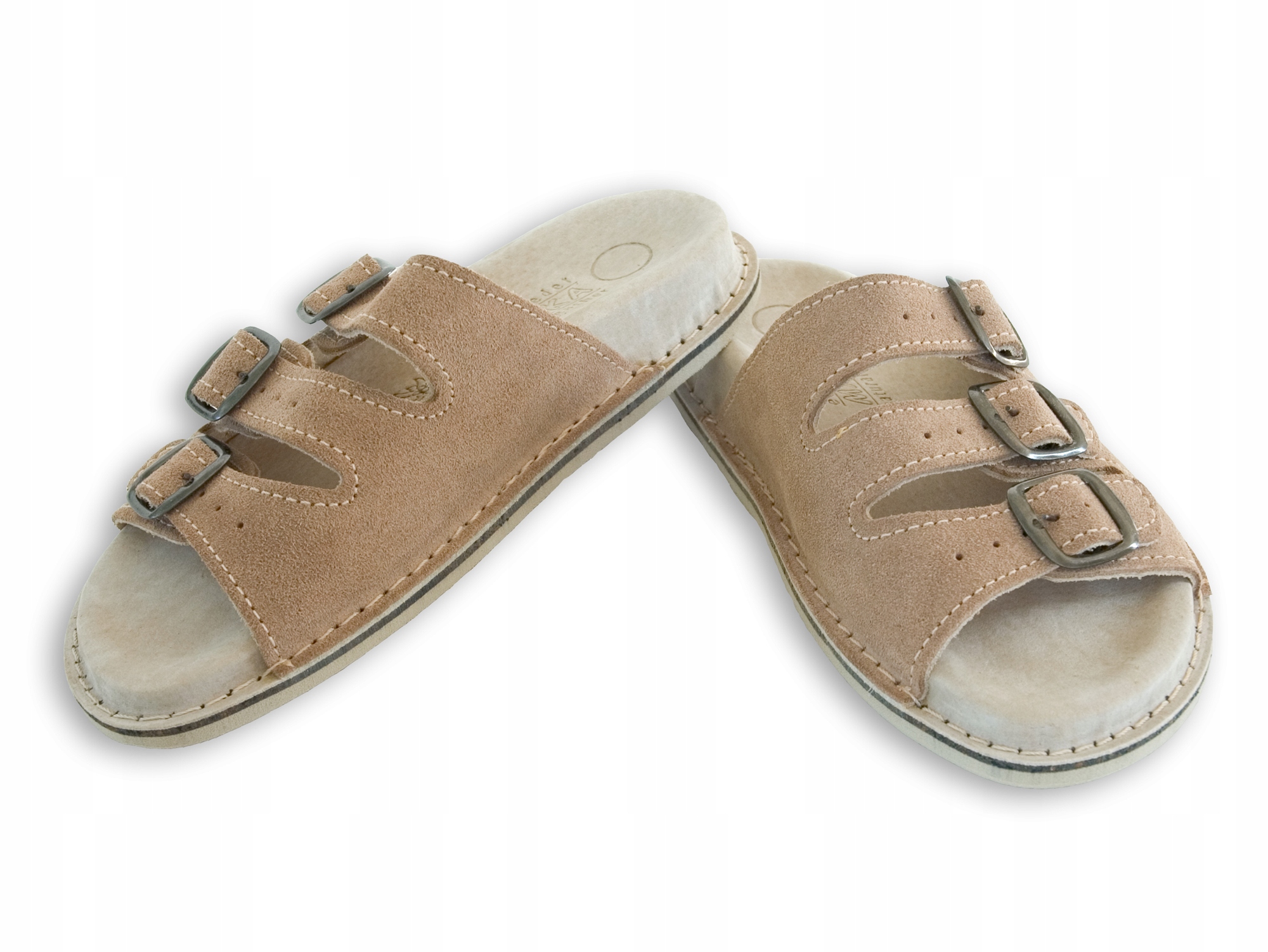 ORYGINALNE KLAPKI SKÓRZANE FUSBET PRODUCENT nr 43 Rozmiar 43