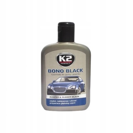 

K2 Bono Black 200 ml czernidło do gumy plastików