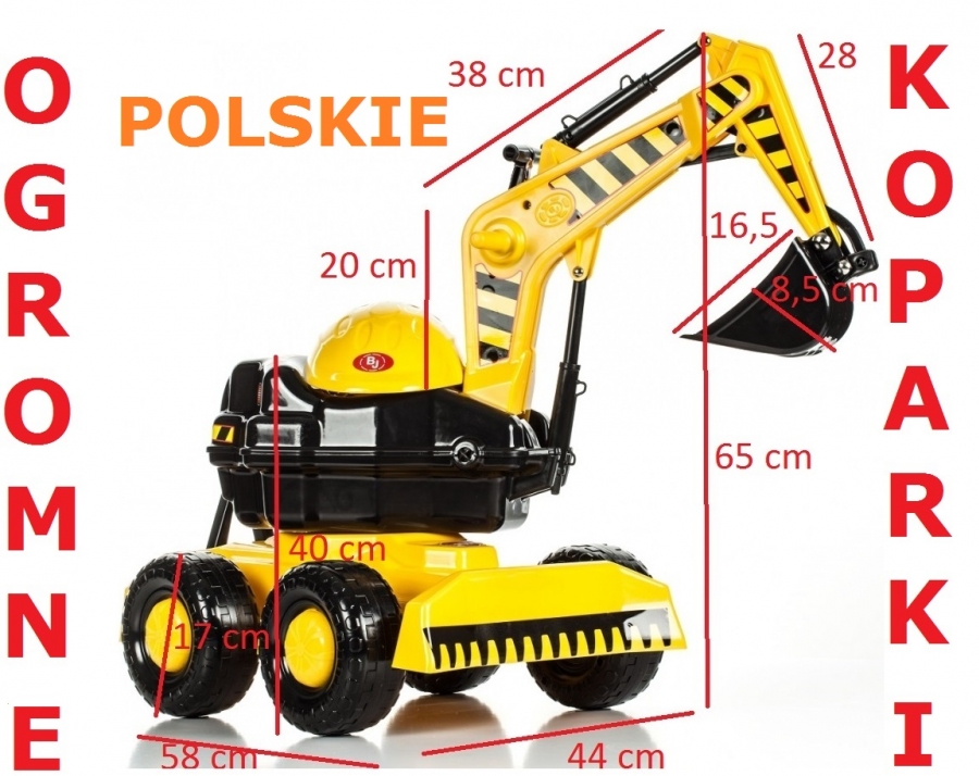 MEGA WIELKIE OBROTOWE KOPARKI+RUCHOME RAMIĘ I KASK Model koparka obrotowa
