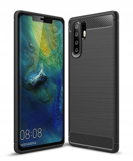 

Pancerne Etui Karbon Case gumowe do Huawei P30 Pro
