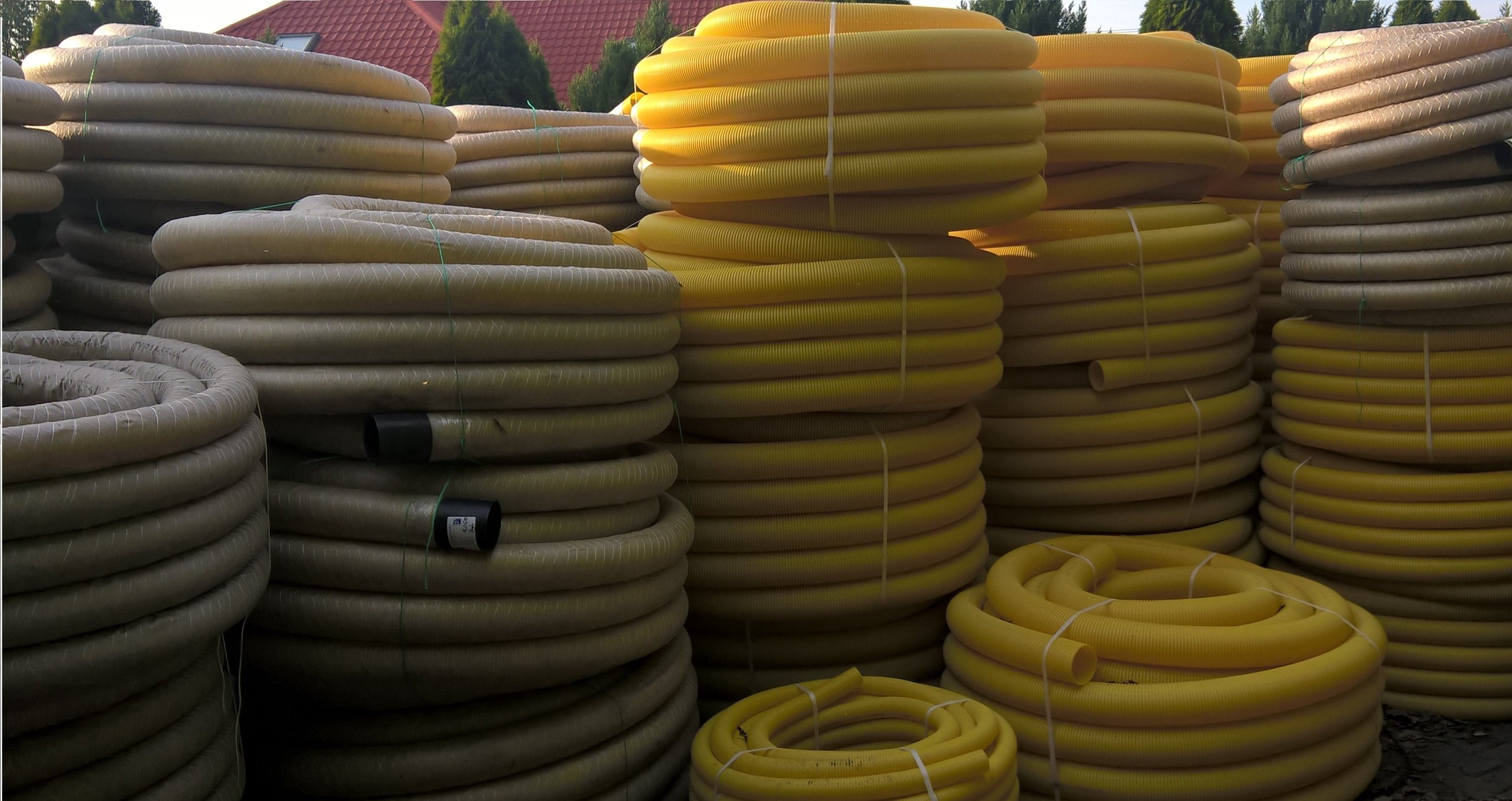 RURA DRENARSKA Z OTWORAMI DREN fi 50 50 mb Marka R&D