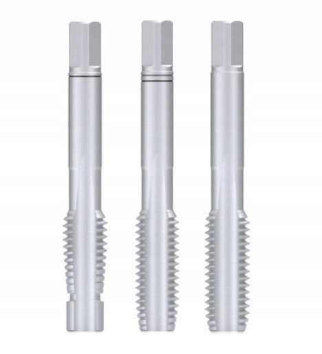 Gwintownik gwintowniki ręczny Fanar M4 Hsse Inox Din 352 3 szt. M4x0,7