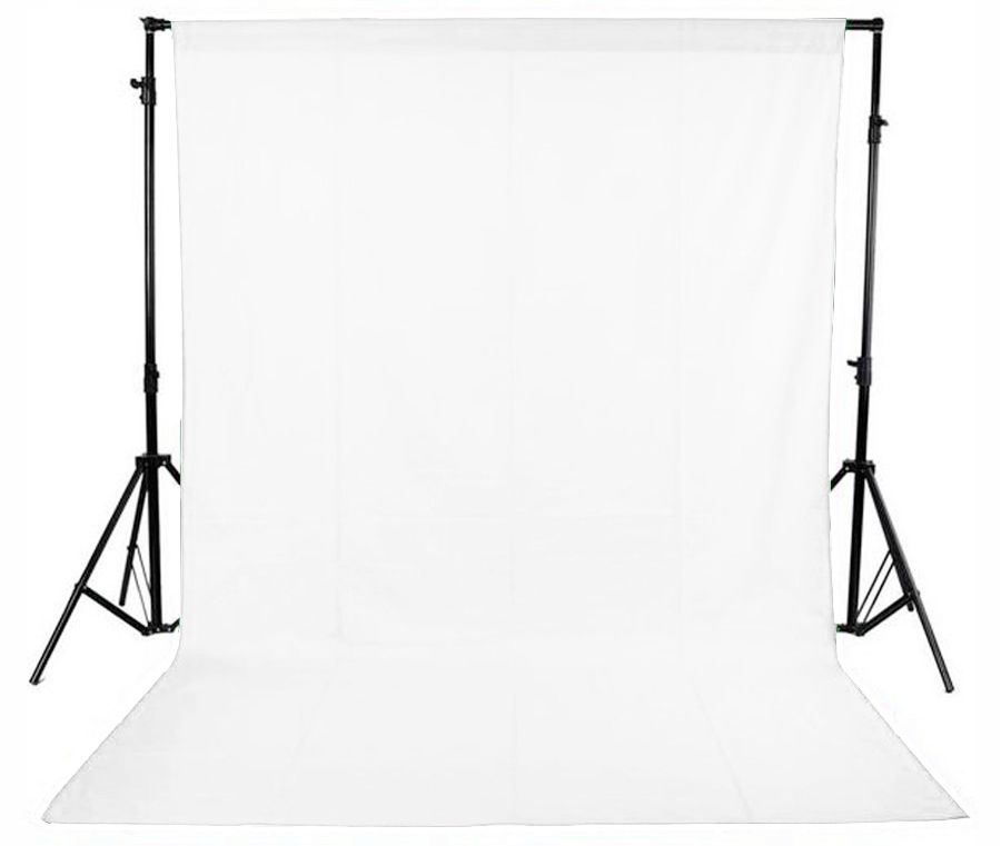 TŁO BAWEŁNIANE BIAŁE DO FOTOGRAFII 3X6M MATERIAŁ Kod producenta 3x6w