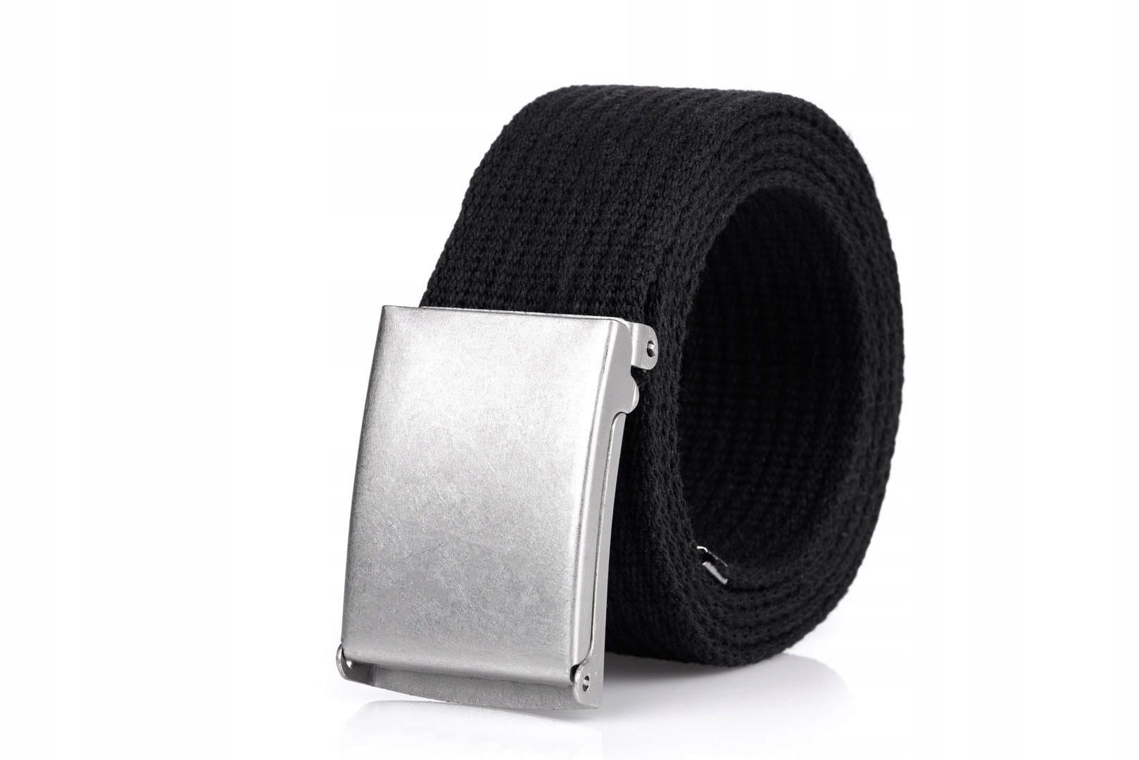 Pasek męski parciany Czarny 105 cm