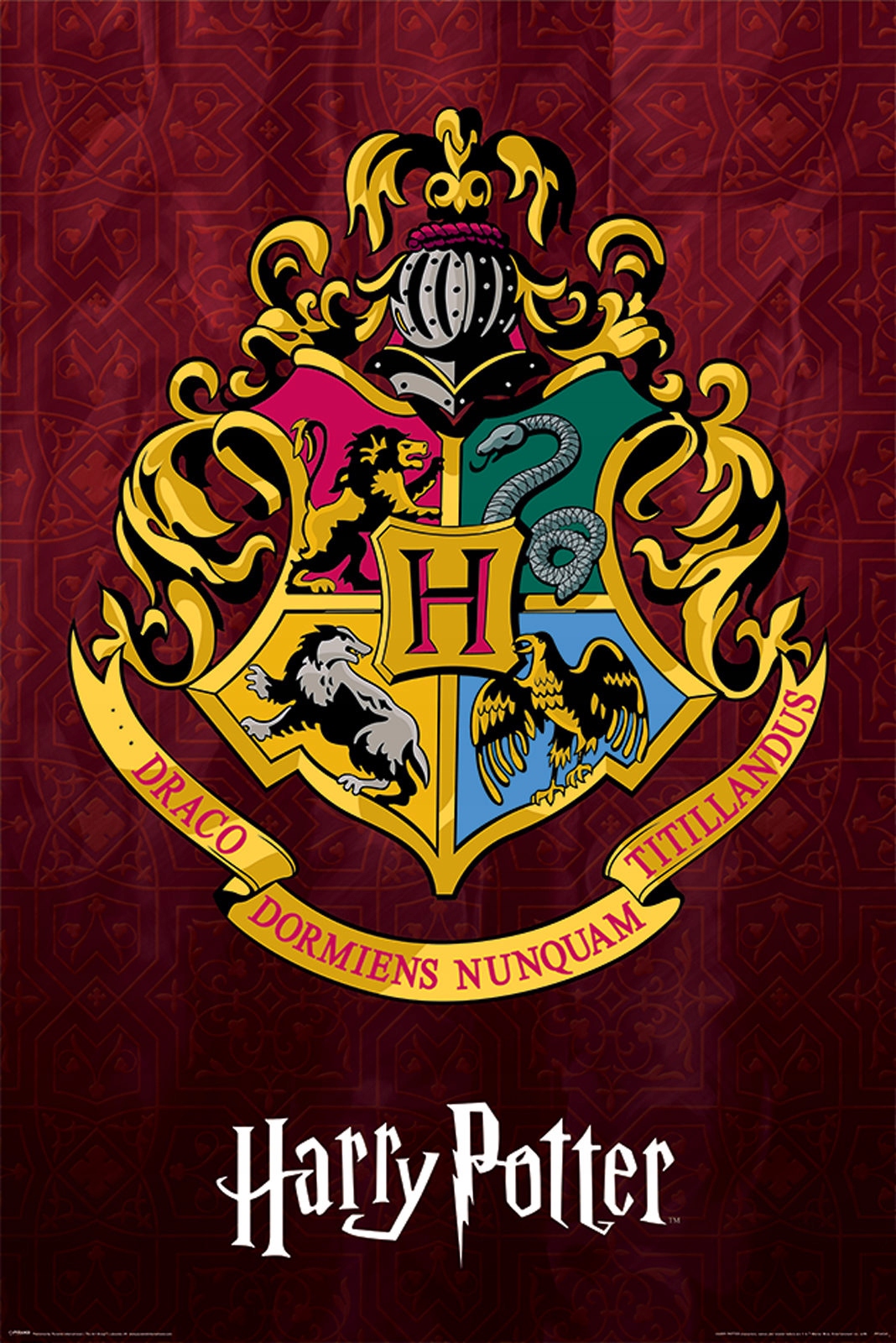 

Harry Potter Hogwarts School Crest plakat 61x91,5