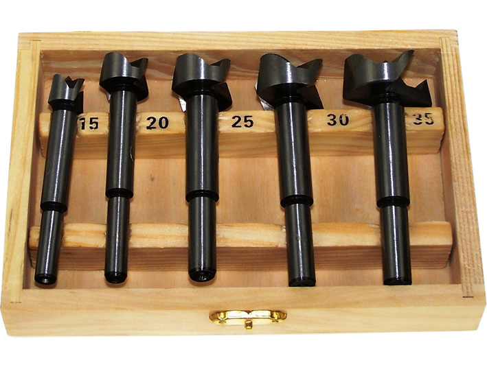 

Zestaw frezy puszkowe 15-35 mm 5 sztuk Condor