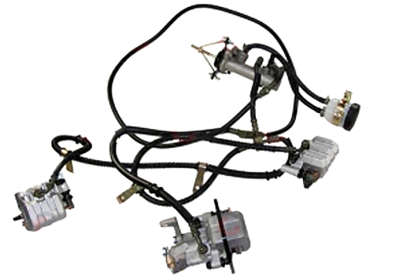 ZESTAW HAMULCOWY KOMPLETNY UTV INCA TRUCK HISUN