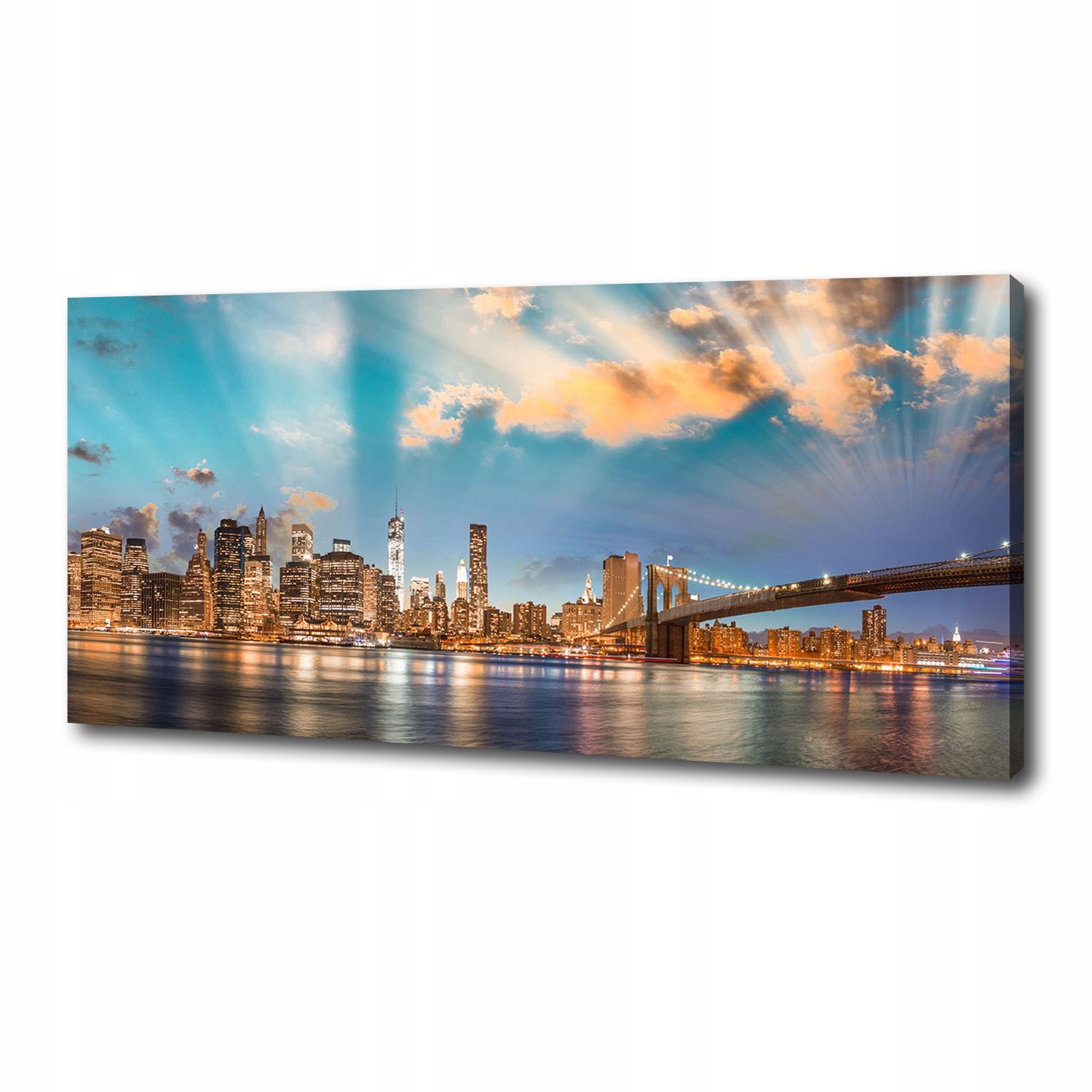 

Foto obraz na płótnie Most Brookliński 125x50 cm