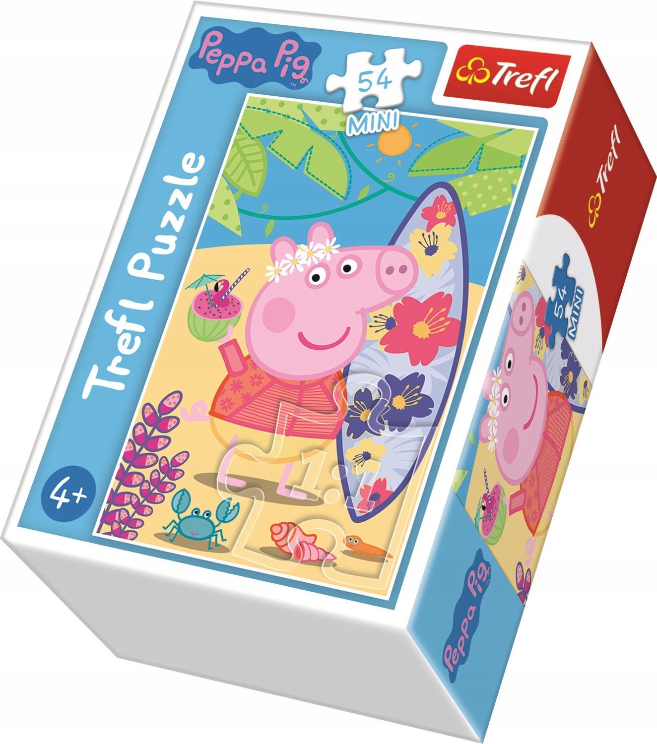 PUZZLE 54 MINI WESOŁY DZIEŃ ŚWINKA PEPPA TREFL