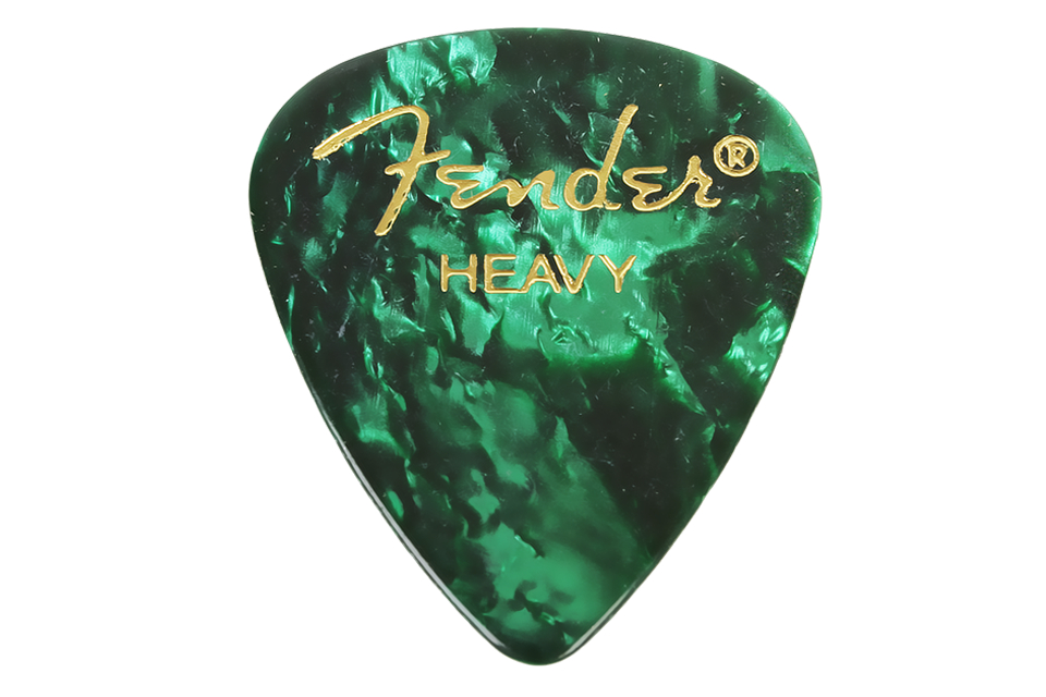 

Fender kostka gitarowa Green Moto Heavy