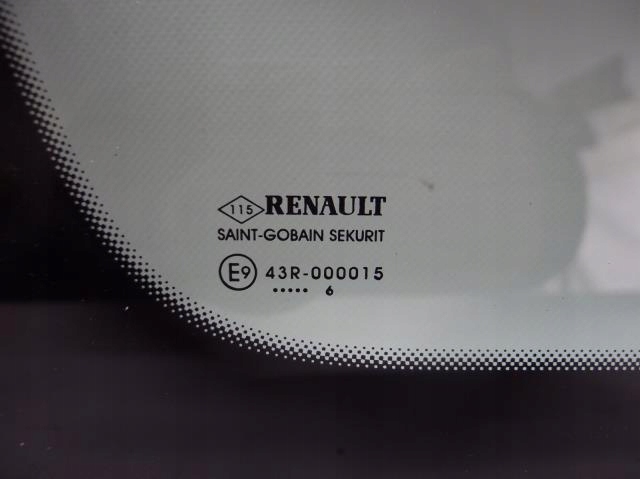 SZYBA KAROSERYJNA LEWY TYŁ RENAULT KADJAR Jakość części (zgodnie z GVO) O - oryginał z logo producenta pojazdu (OE)