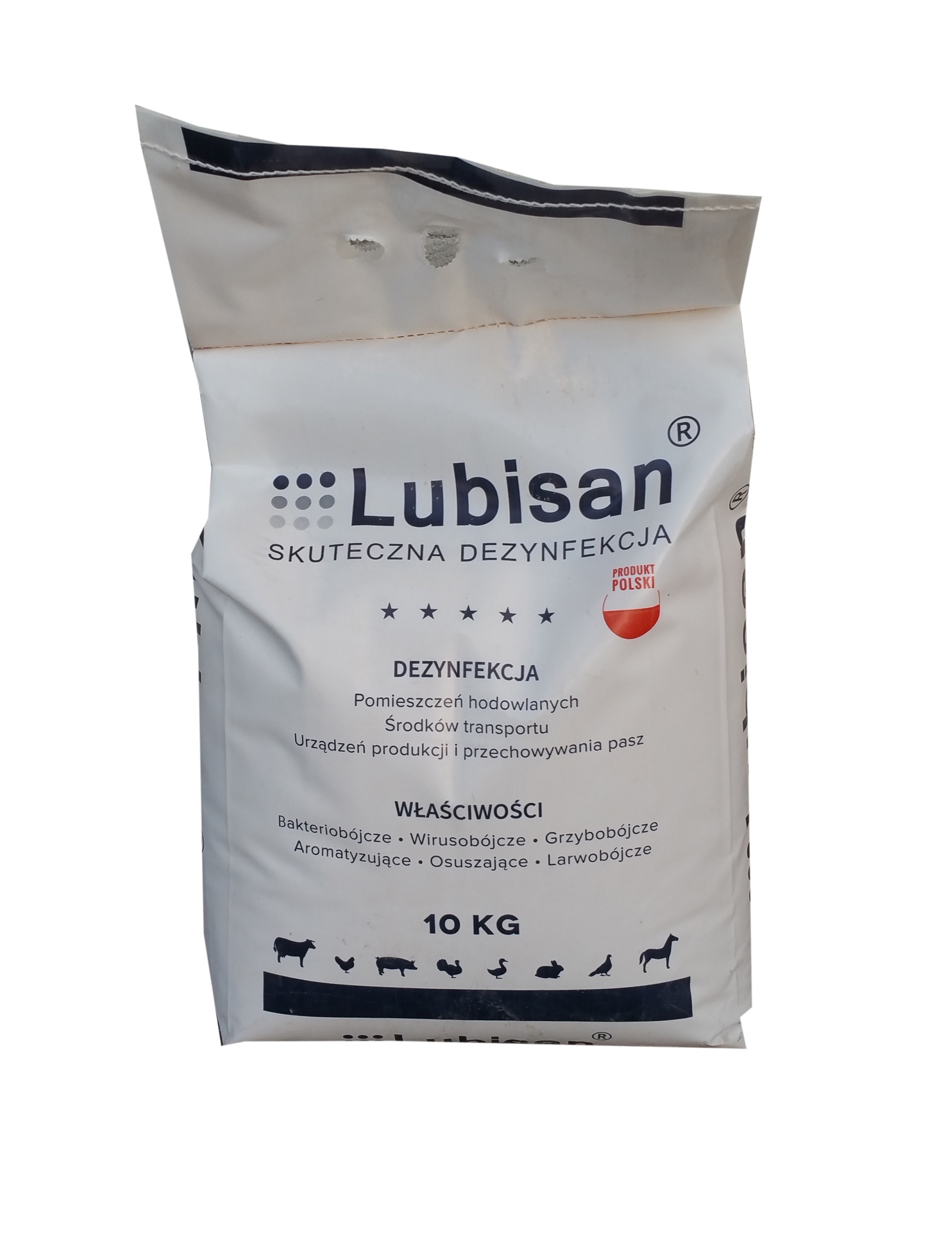 

dezynfekcja w hodowli Lubisan świń krów koni 10kg