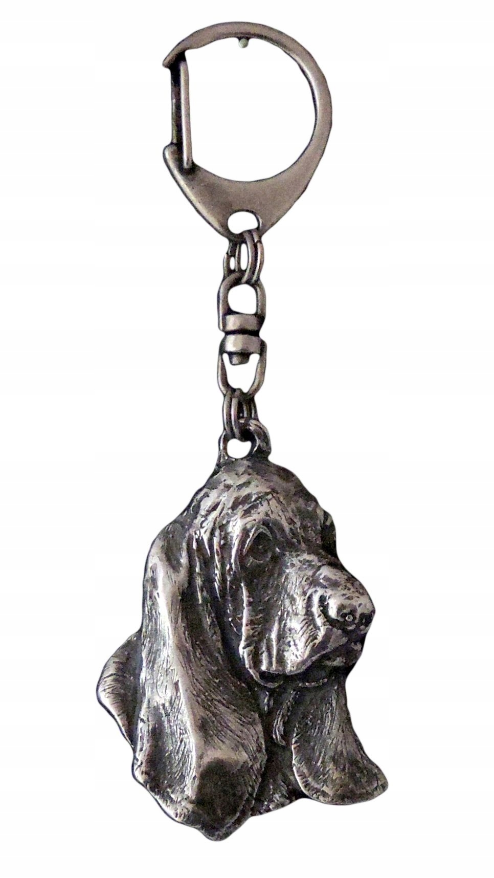 

Basset Brelok do kluczy Breloczek posrebrzany