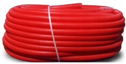 

Rura Osłona karbowana peszel czerwona fi 23mm 50m