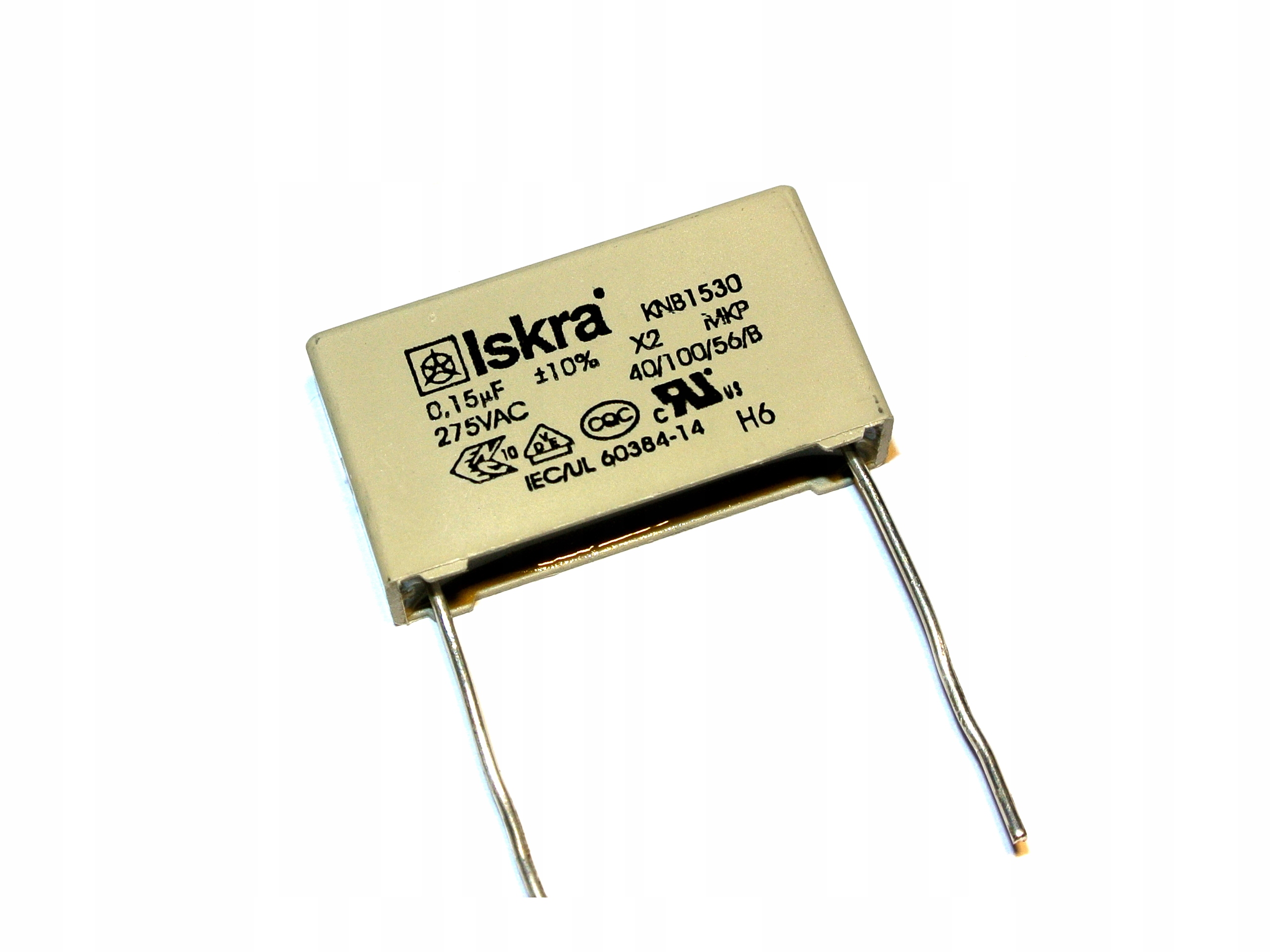 

0.15uF 150nF 275V~ Iskra 22,5mm _ [2szt] _ #1341