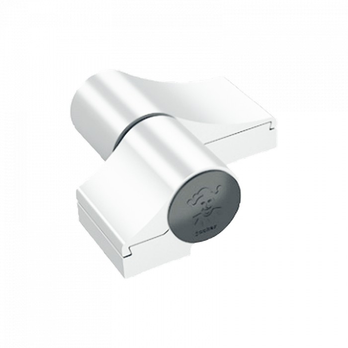 

Zawias do drzwi Alu 2skrzyd niesym 67mm biały 9016
