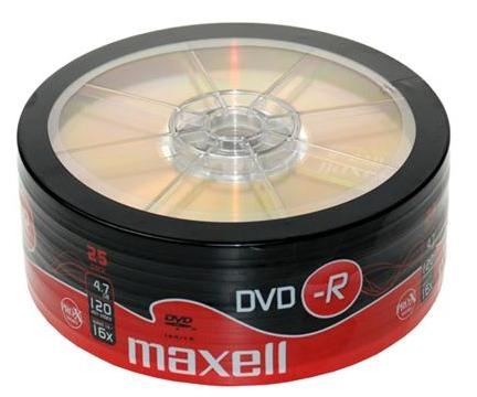 

Płyty Maxell Dvd-r 4,7gb szt 25 Niezawodne