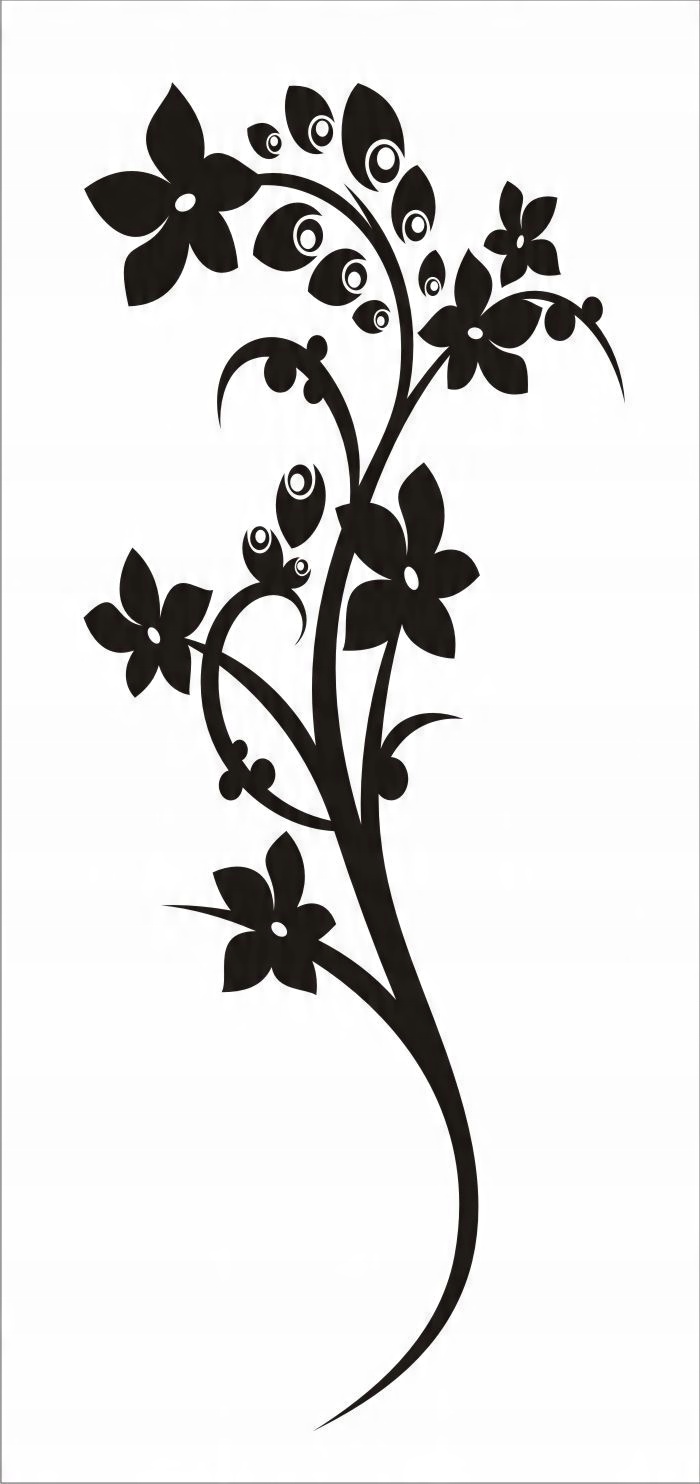 

Naklejka na ścianę meble lustro dekor Ornament 61
