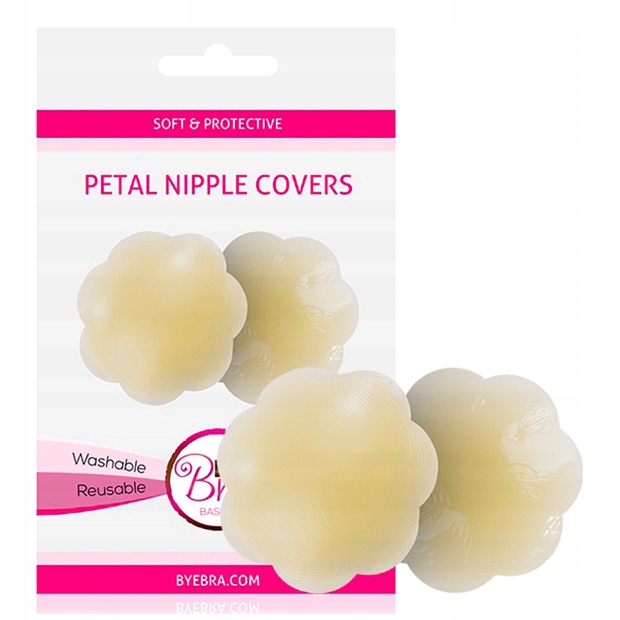 

Bye Bra Petal Nipple Covers Nude Damski