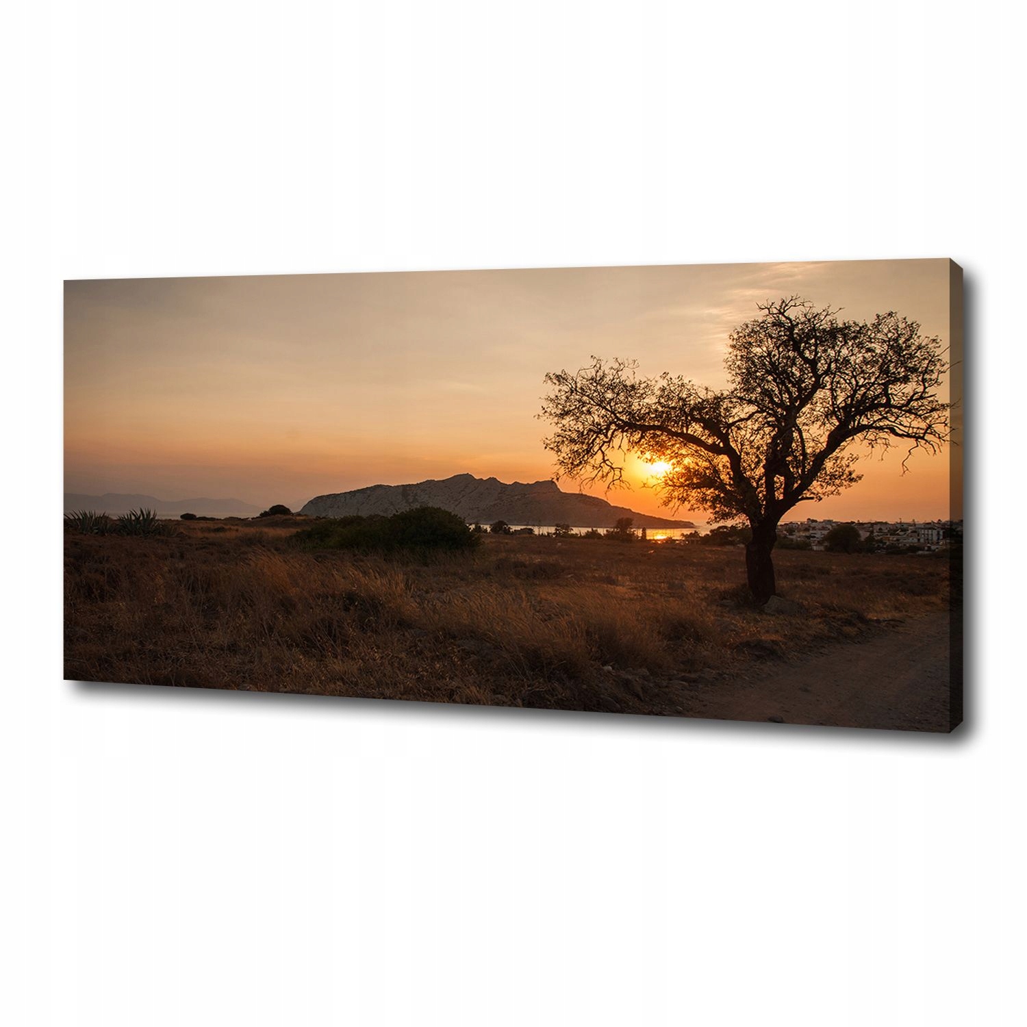 

Foto obraz na płótnie Zachód słońca 125x50 cm