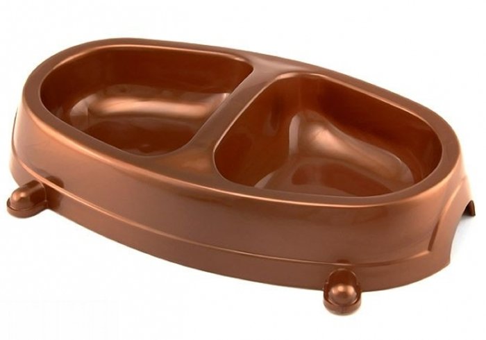 

Miska podwójna dla psa plastikowa Sum Plast 0,3L