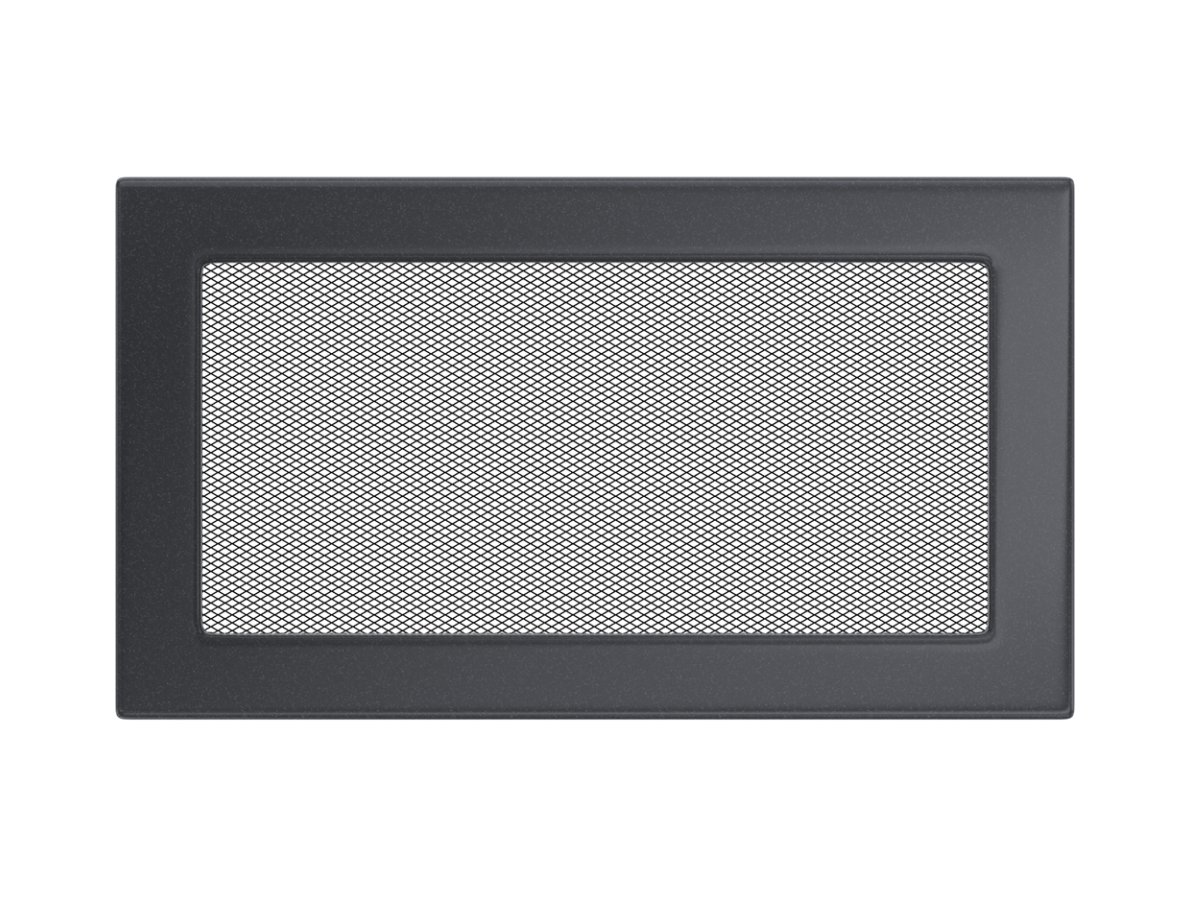 KRATKA KOMINKOWA WENTYLACYJNA 17x30 GRAFITOWA