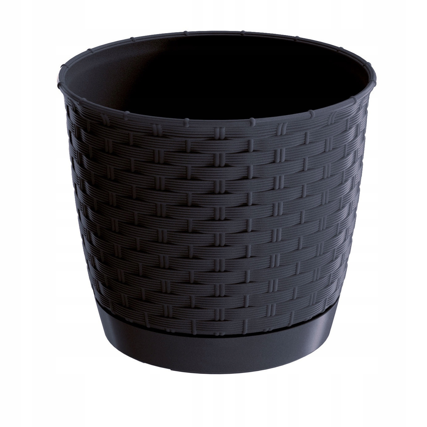 

Okrągła doniczka 22x19cm Rattanowa DRLO220 Donica