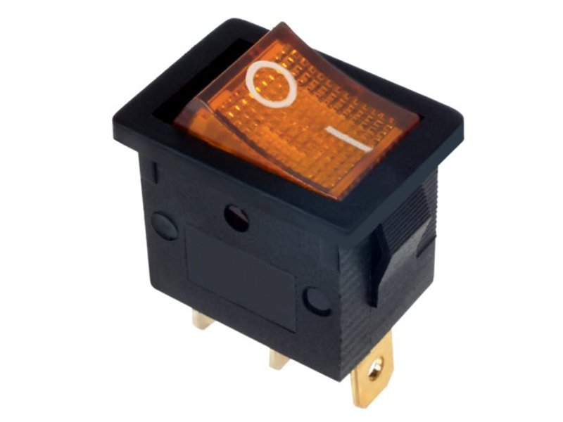 

Przełącznik mały podświetlany 3-pin 2-poz DC 12V