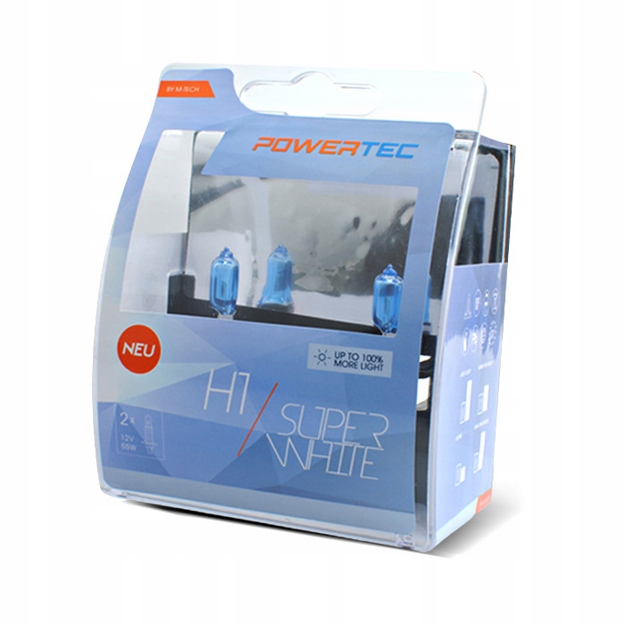 

2x Żarówka H1 12V 55W White E4 biała zimna