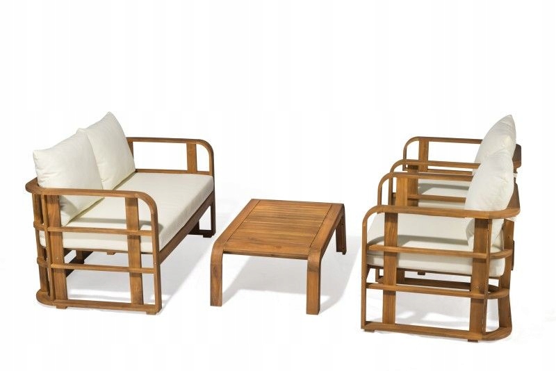 

Meble ogrodowe drewniane składane zestaw do ogrodu