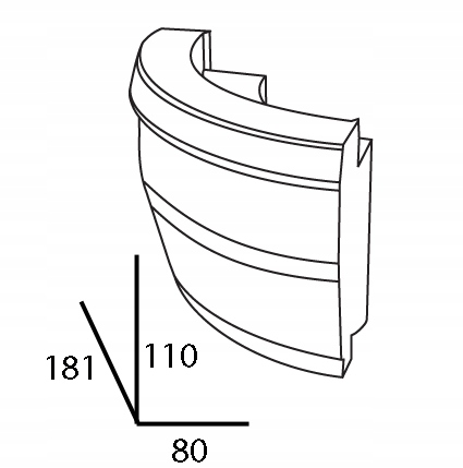 Orginalny podświetlany LED duży BAR, MADE IN ITALY Rodzaj pozostałe