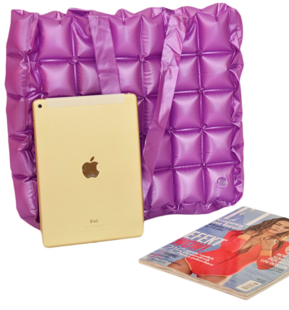 

Torba plażowa. Torebka na plażę.Składana.Pompowana