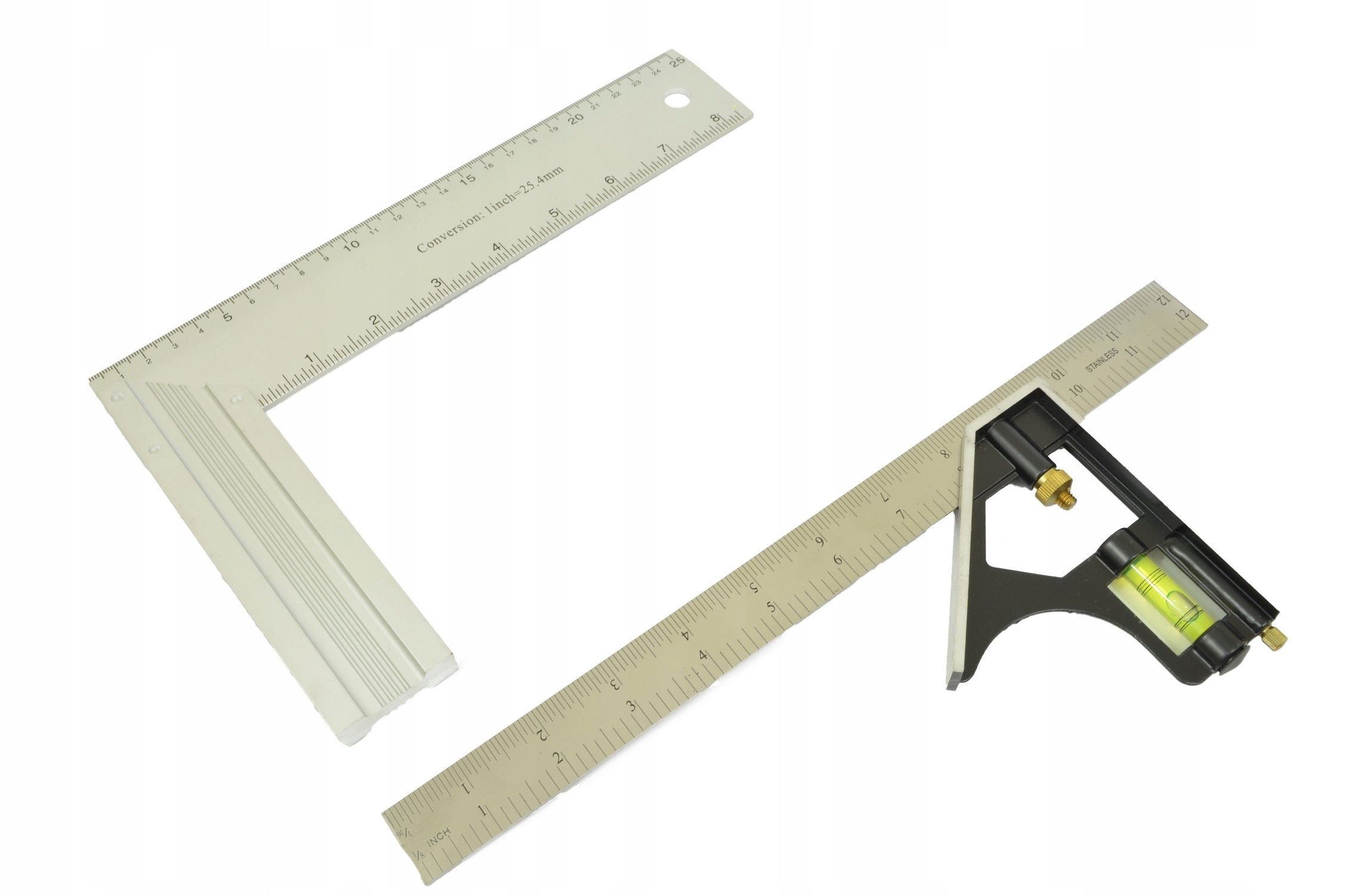 

Kątownik Stolarski 300 Z Poziomicą Libelką Zestaw