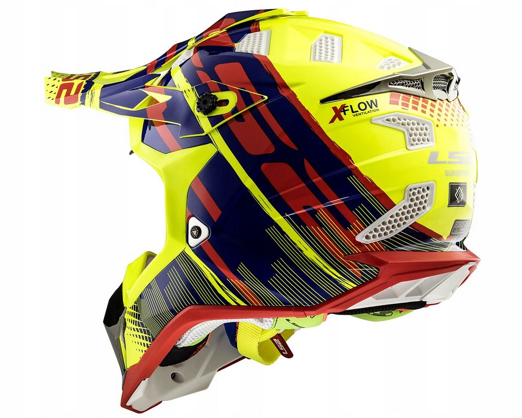 LS2 Kask Cross Enduro Quad Bomber Yellow rozm.XL Typ Cross / Enduro