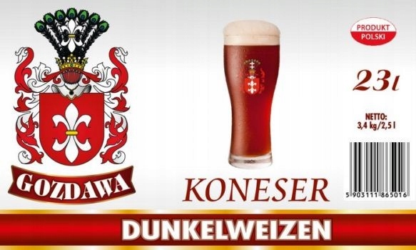 Levně Pivní pivo Koneser Dunkelweizen