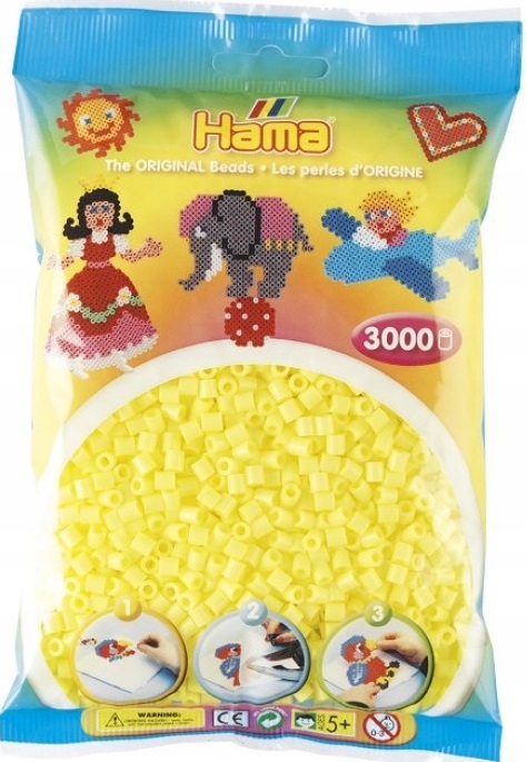 Koraliki Hama MIDI 3000 201-43 Żółty Pastelowy