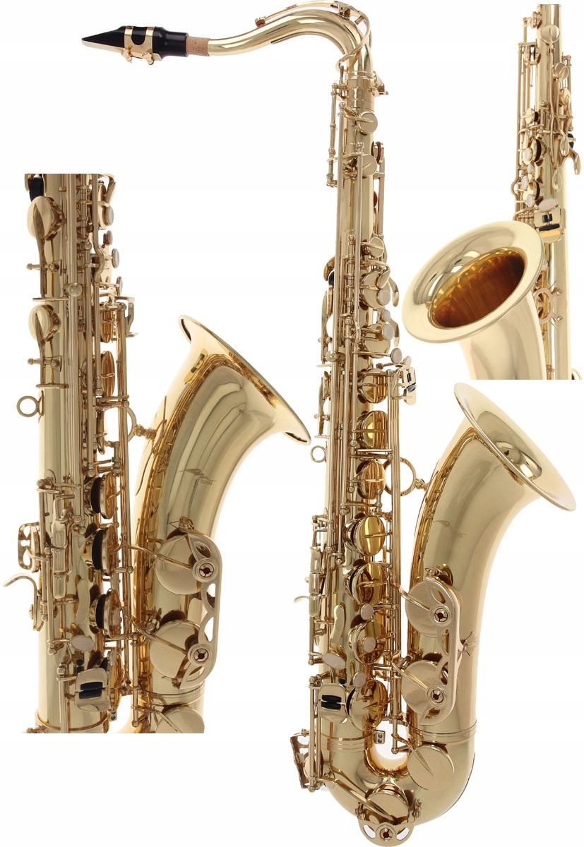 Tenorový saxofon Bb, B Fis SaxT3200G M-tunes Zlatý