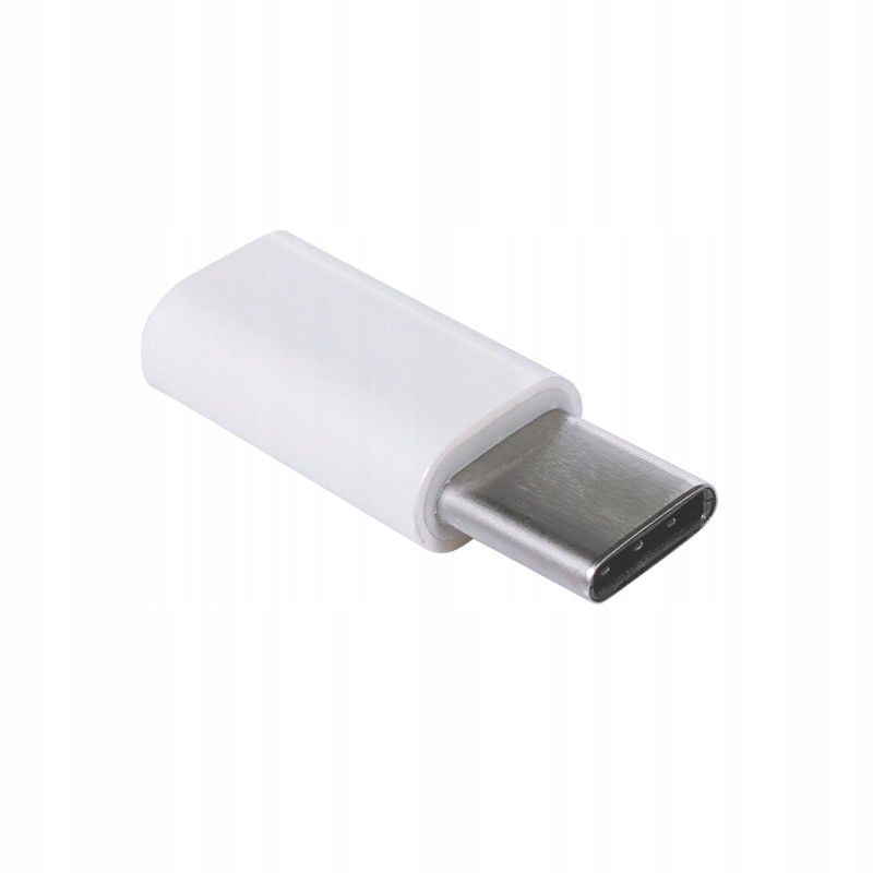 Adapter przejściówka micro USB do Typ C Długość przewodu 1 m