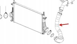 037-028-002 - ШЛАНГ ТУРБО ИНТЕРКУЛЕРА OPEL INSIGNIA 2.0 CDTI