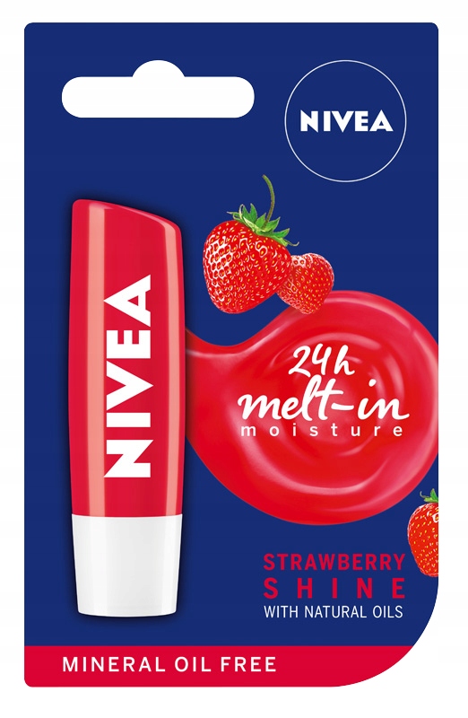 

Owocowa pomadka ochronna Nivea Strawberry Shine 24