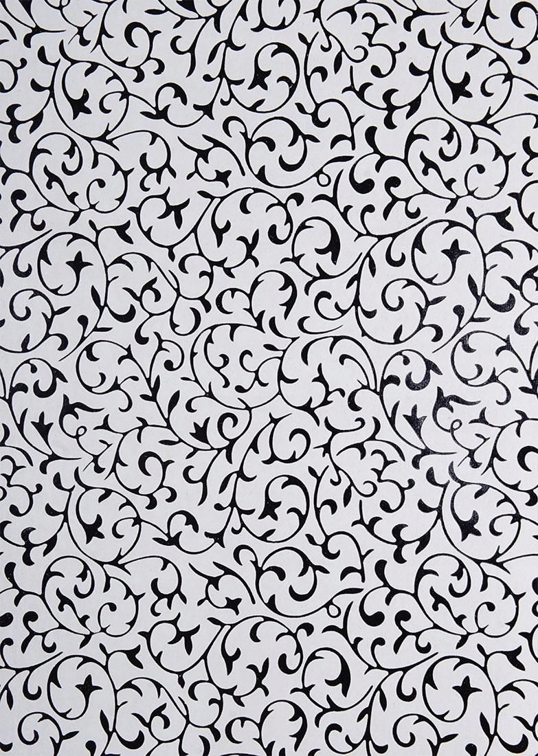

Papier ozdobny biały koronka czarna 18x25 5szt.