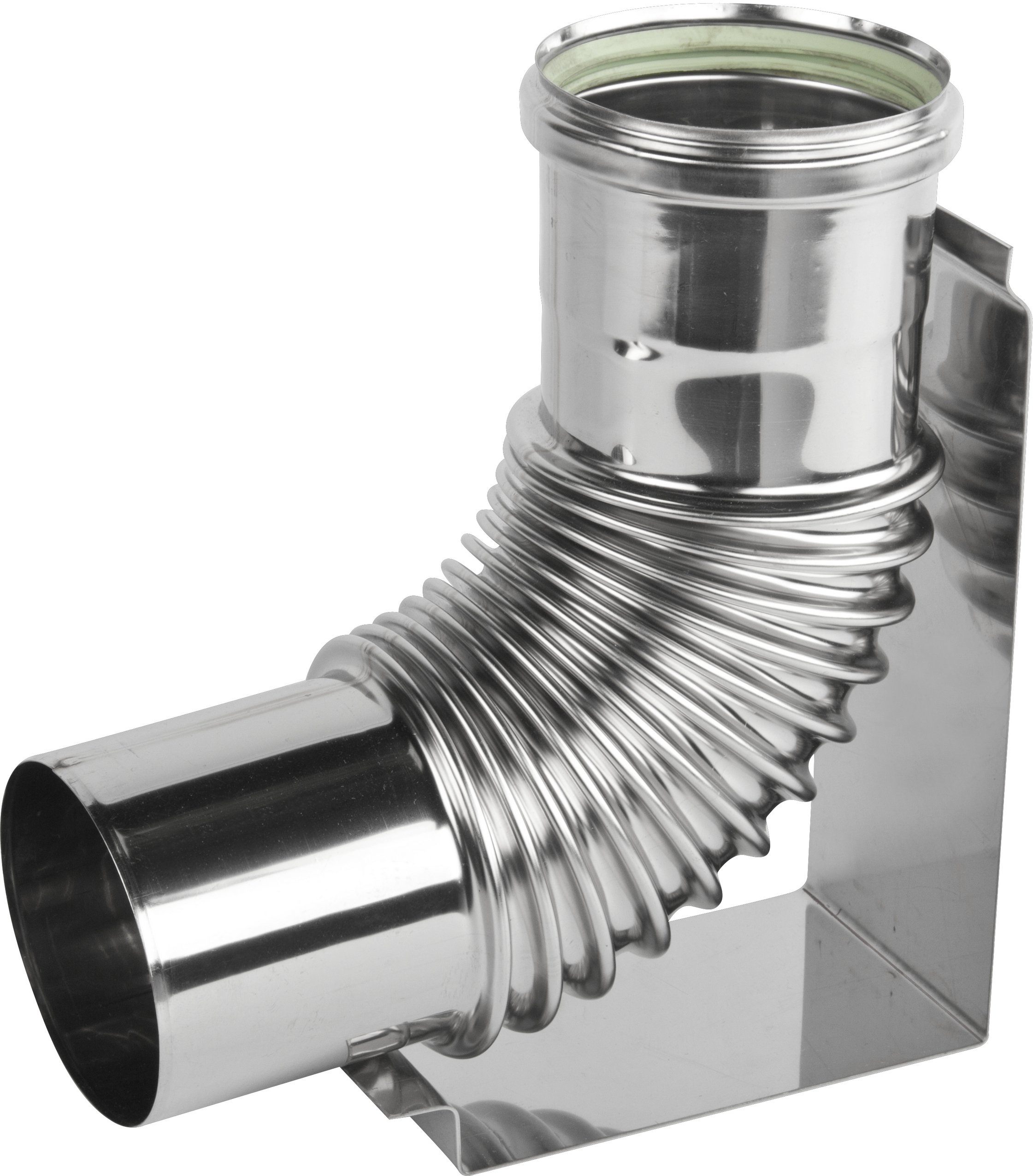 

Kolano 90st. z podstawą Turbo 1ścienne fi 80 komin