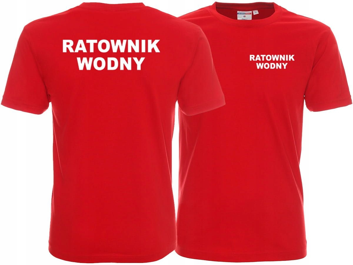 

Markowa Koszulka Ratownik Wodny Wopr basen plaża