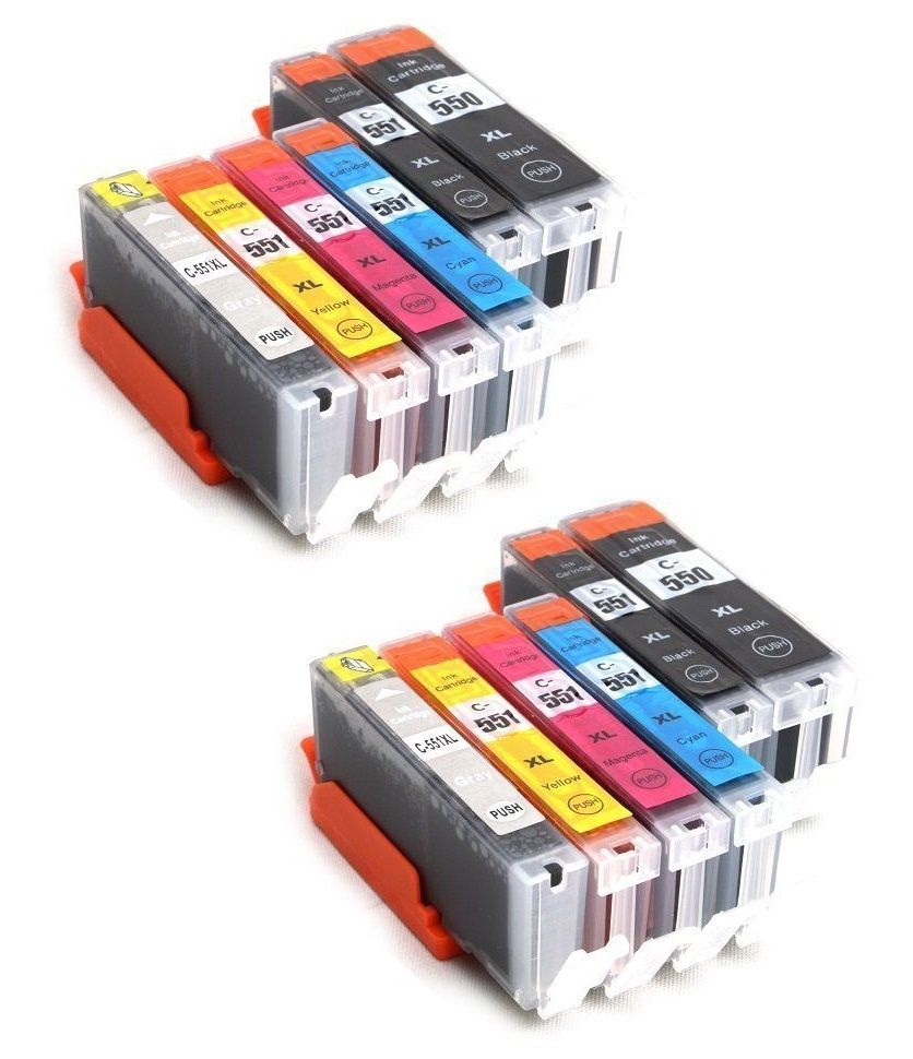 

12 x Tusz Do Canon MG7150 MG7550 MG6350 IP8750