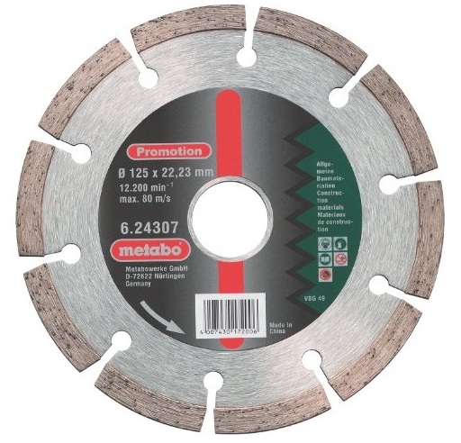 

Metabo Tarcza Diamentowa 125x22.23 mm
