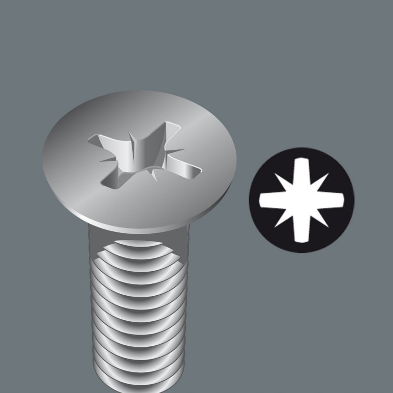 WERA Bit bity grot wkręt PZ3 89mm długie TWARDE Liczba elementów pojedyncze