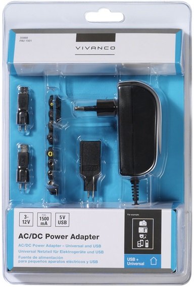 

Vivanco Pau 1501 Stab. Zasilacz 3 - 12V 1,5A Sklep