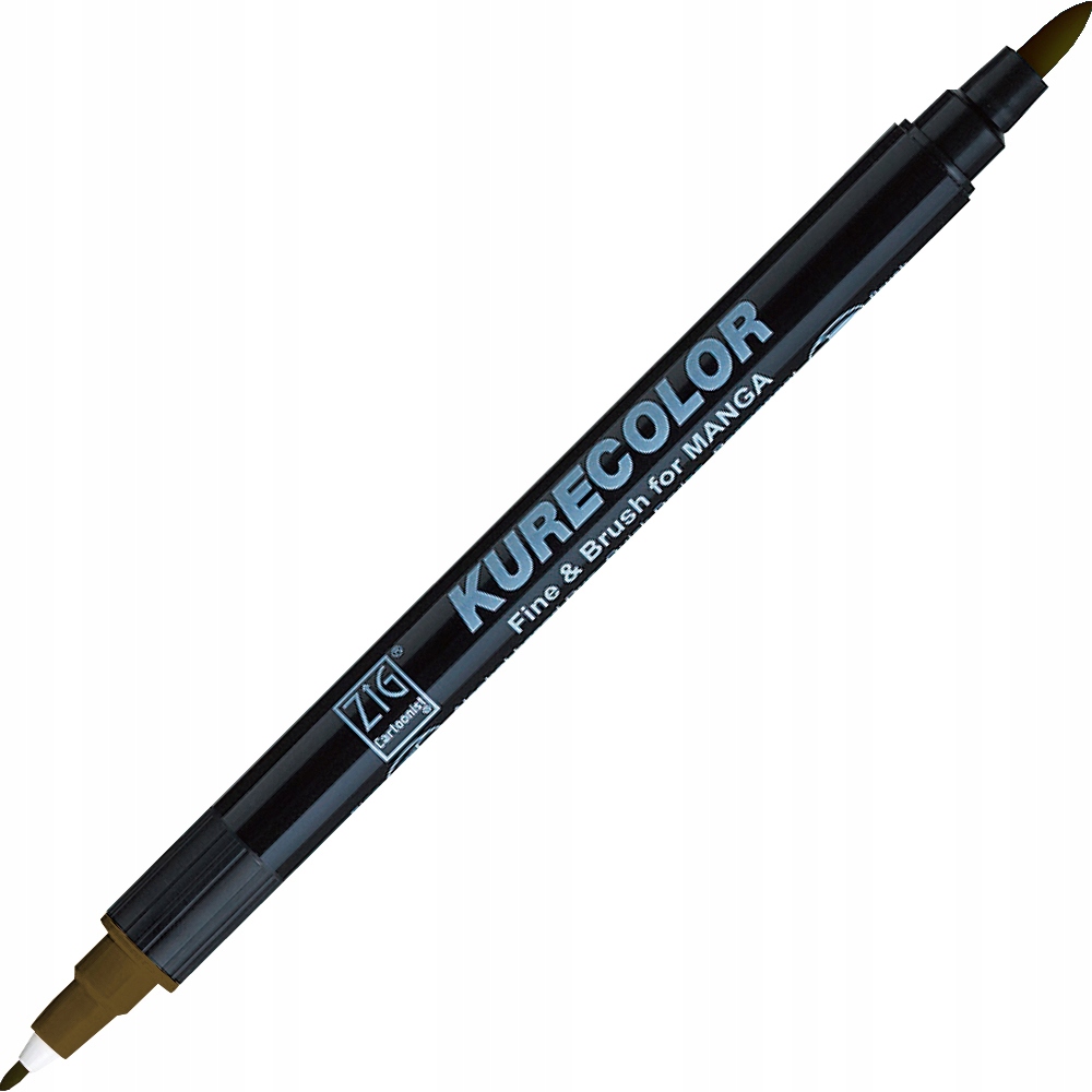 Kurecolor Fine&brush Deep Brown marker